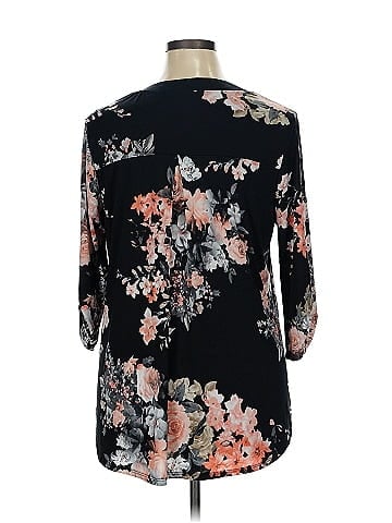 White Birch 3/4 Sleeve Blouse (view 2)