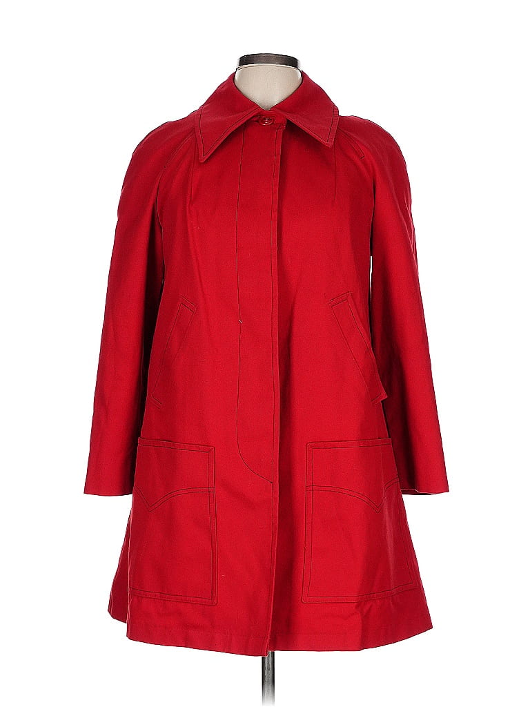 London Fog Red Coat Size 10 - photo 1