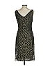 David Meister Paisley Green Cocktail Dress Size 10 - photo 2