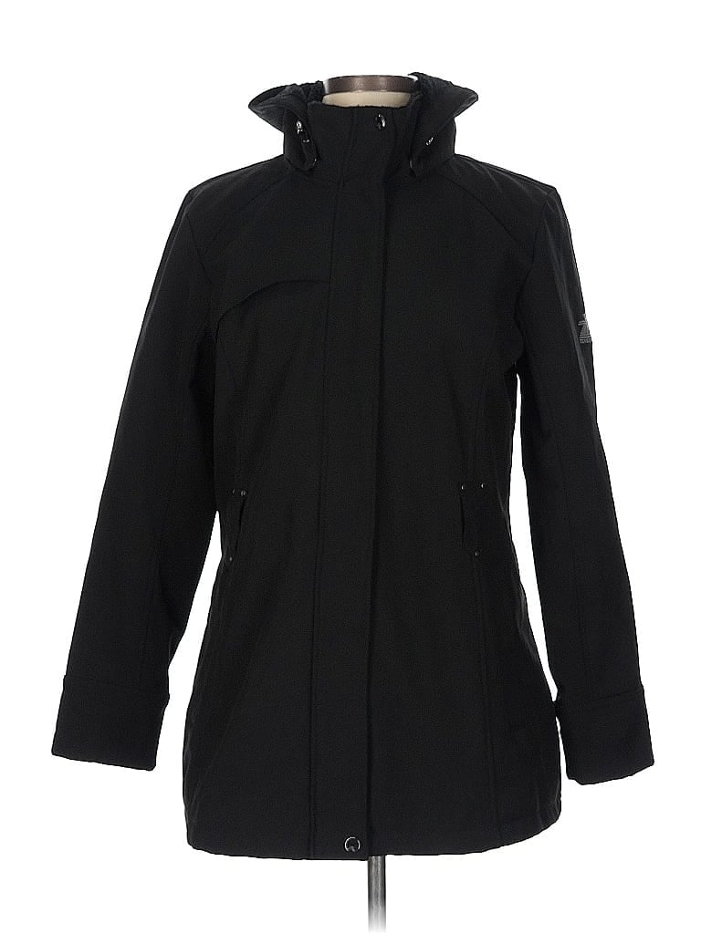 ZeroXposur 100% Polyester Black Raincoat Size L - photo 1