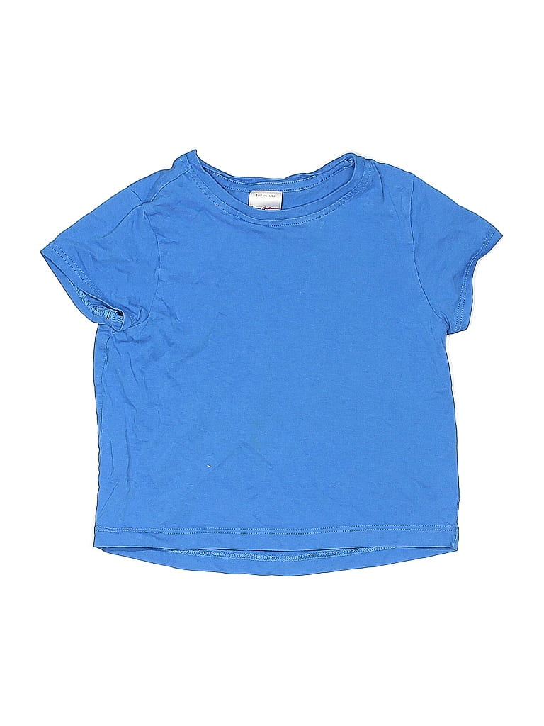 Hanna Andersson 100% Pima Cotton Blue Short Sleeve T-Shirt Size 4 - photo 1