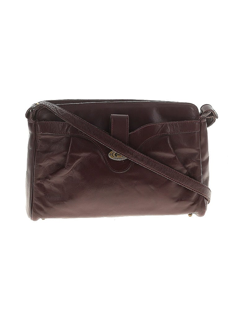 Etienne Aigner 100% Leather Burgundy Leather Crossbody Bag One size - photo 1