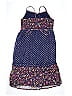 Justice 100% Polyester Paisley Blue Dress Size 18 - photo 2