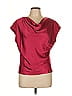 Mystree Burgundy Short Sleeve Top Size L - photo 1