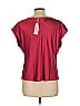 Mystree Burgundy Short Sleeve Top Size L - photo 2
