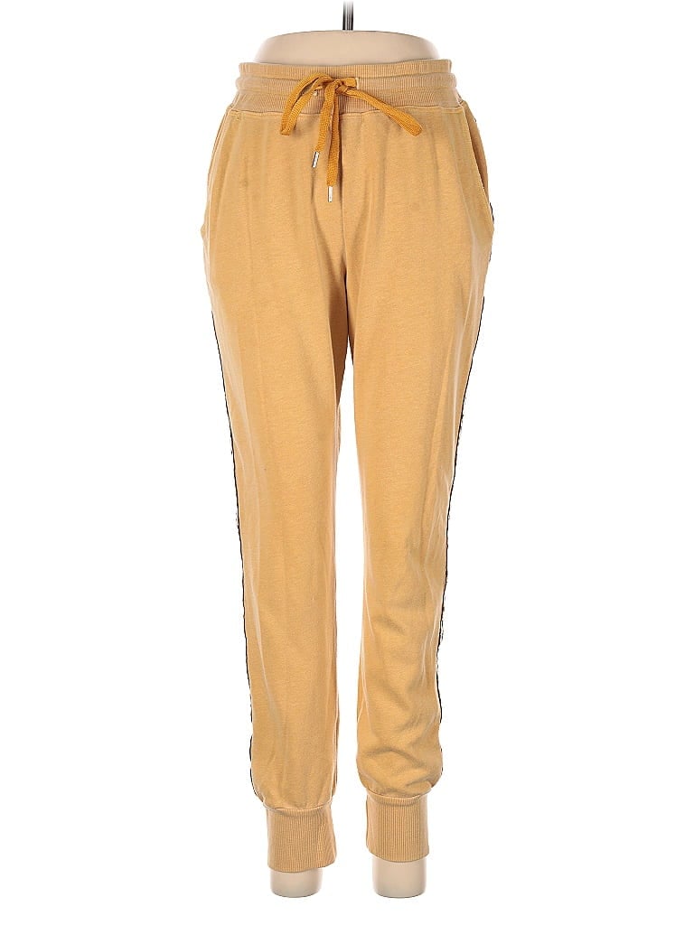 Sundry Color Block Gold Casual Pants Size S - photo 1