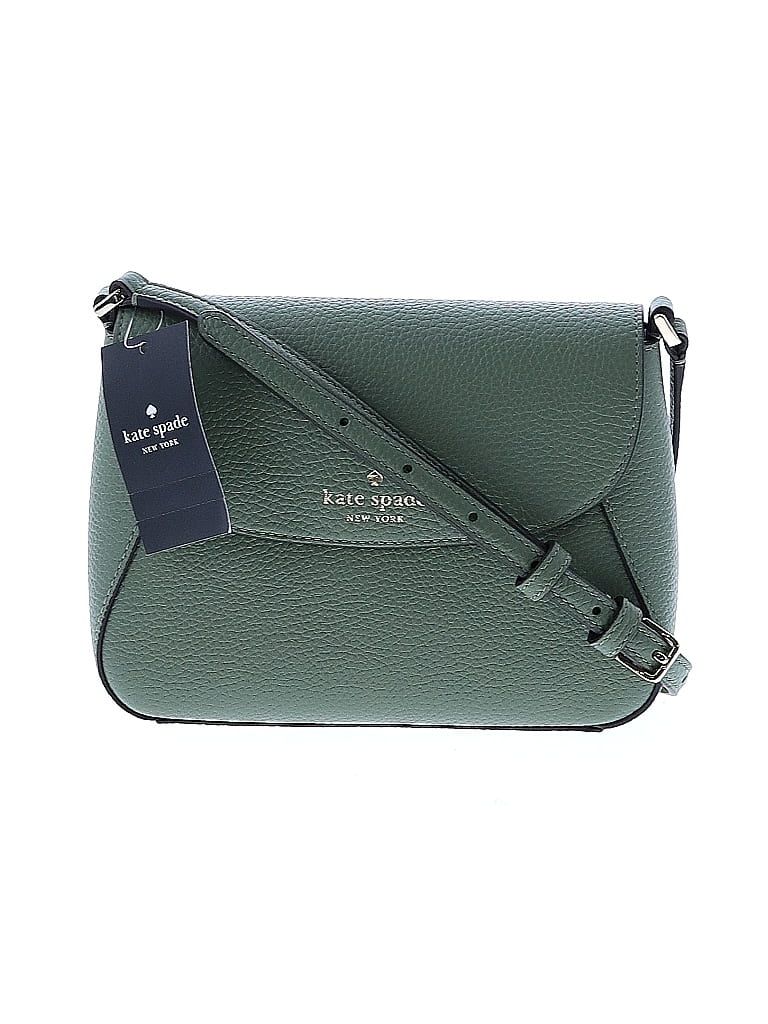 Kate Spade New York 100% Leather Green Leather Crossbody Bag One size - photo 1