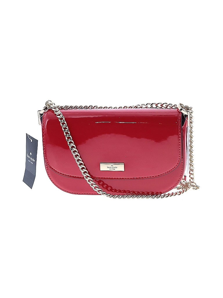 Kate Spade New York 100% Leather Red Leather Crossbody Bag One size - photo 1