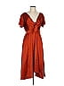 Baltic Born Red Orange Cocktail Dress Size L - photo 1