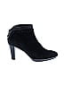 AQUATALIA Black Ankle Boots Size 7 1/2 - photo 1