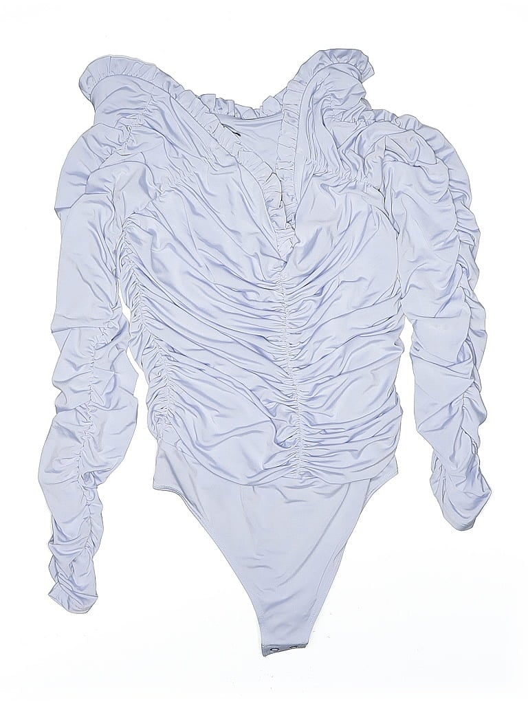 Pre-owned Express Bodysuit In Blue