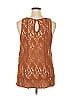 Mudd Brown Sleeveless Blouse Size XL - photo 2