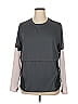 FILA Gray Long Sleeve T-Shirt Size 1X - photo 1