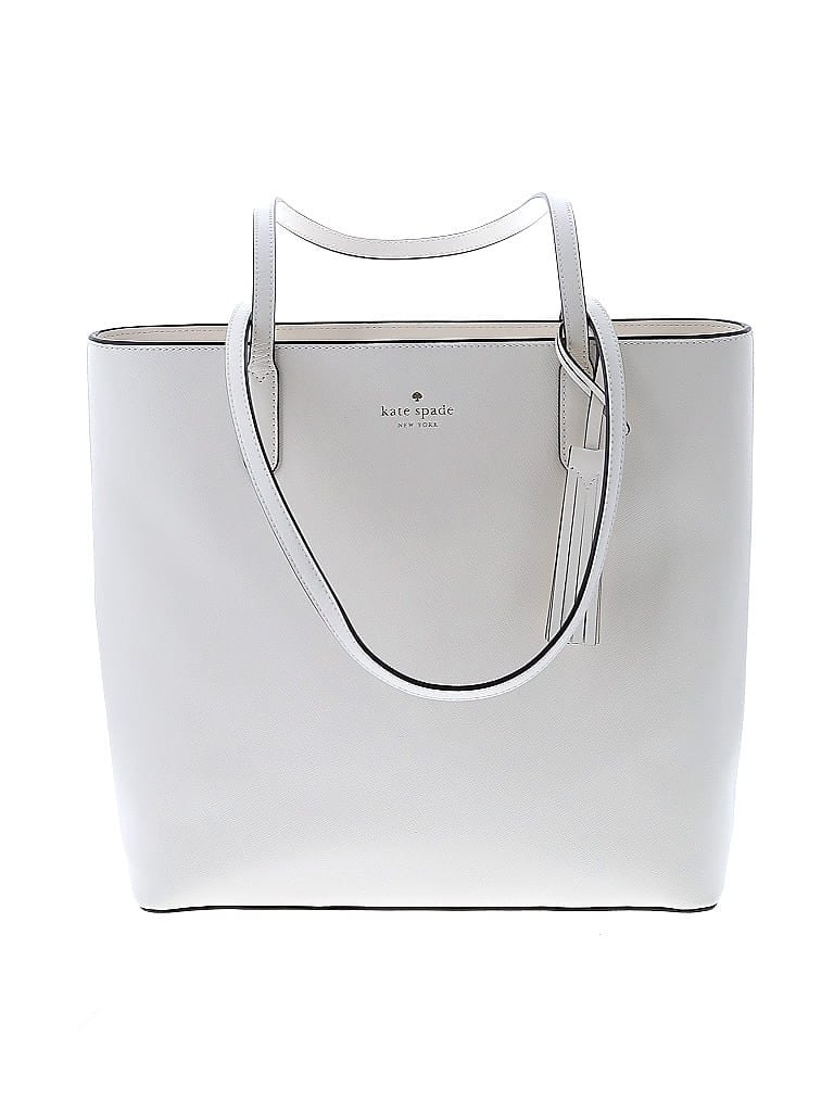 Kate Spade New York White Ivory Leather Satchel One size - photo 1