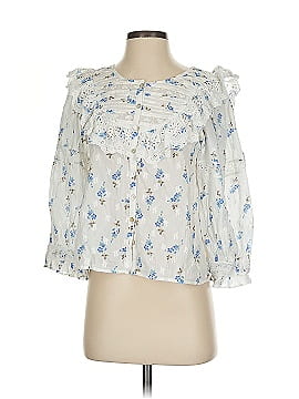 Love Shack Fancy 3/4 Sleeve Blouse