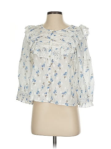 LoveShackFancy 3/4 Sleeve Blouse (view 1)