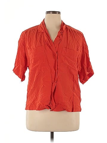 Linda Allard Ellen Tracy Short Sleeve Silk Top (view 1)
