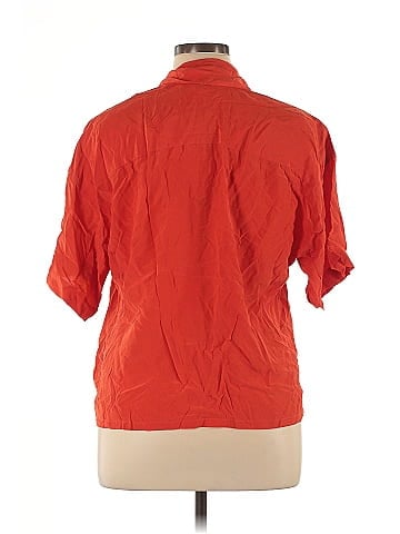 Linda Allard Ellen Tracy Short Sleeve Silk Top (view 2)