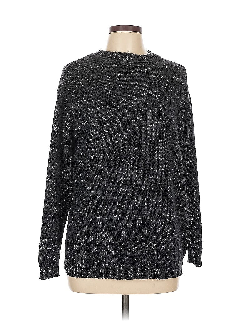 Esprit Metallic Gray Blue Pullover Sweater Size L - photo 1