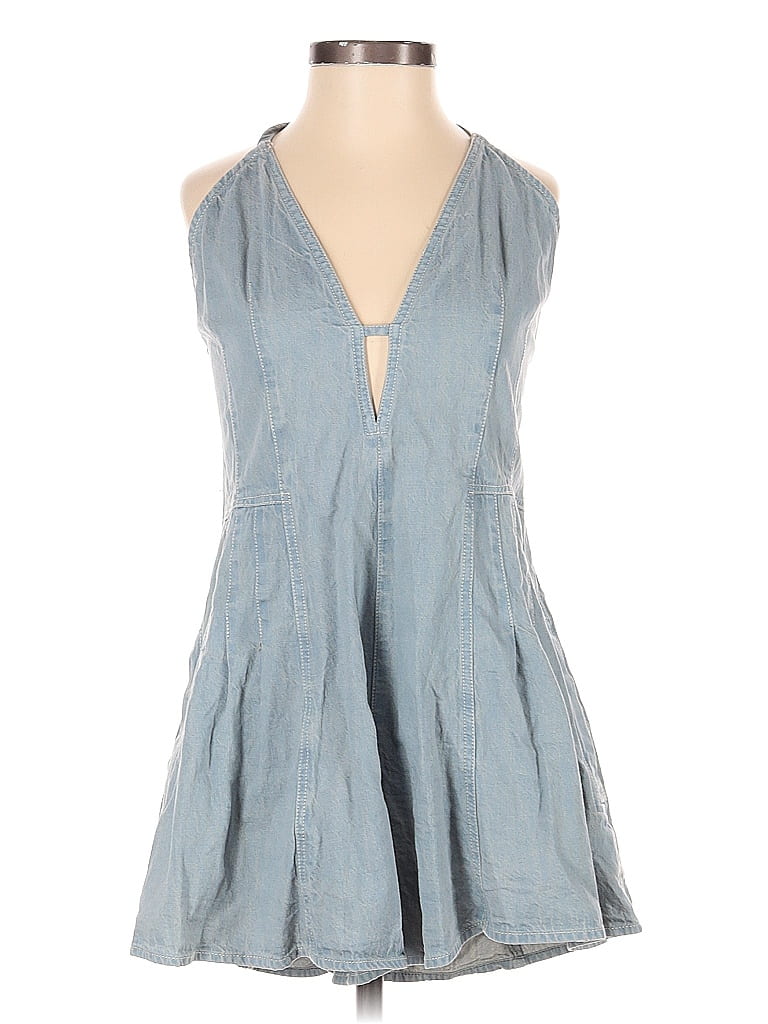 We the Free 100% Cotton Blue Romper Size M - photo 1