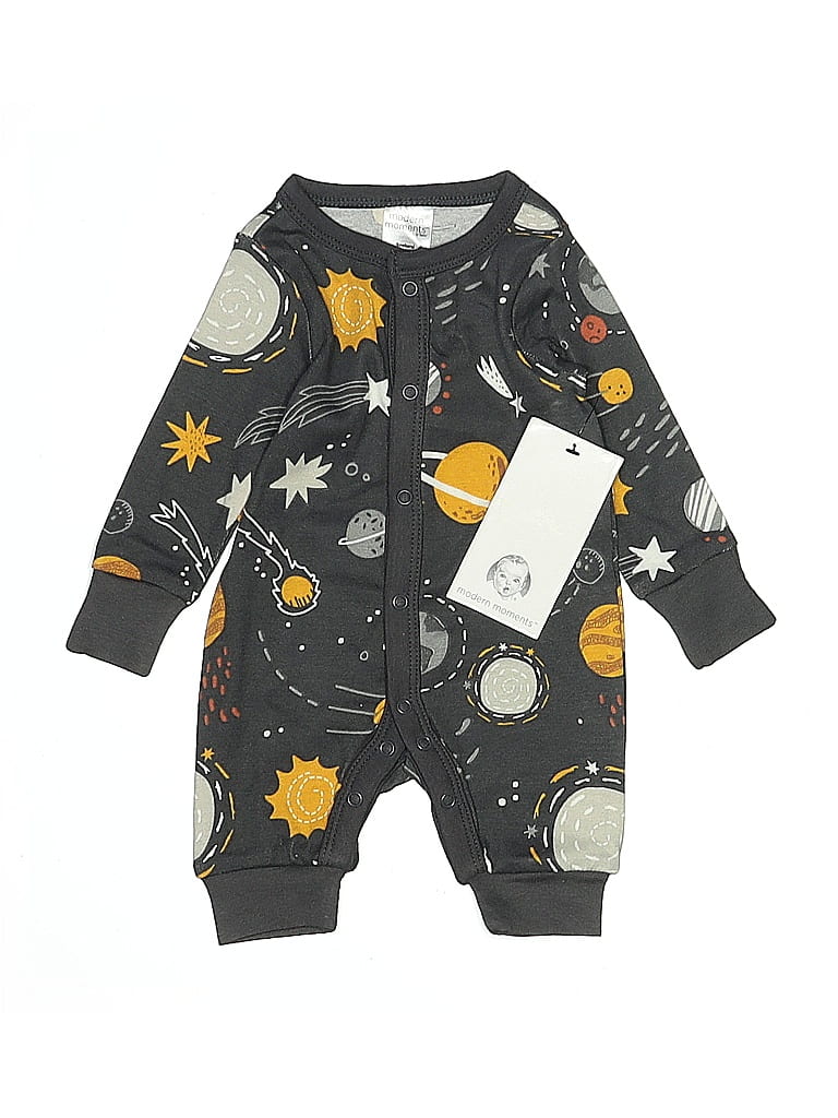 Gerber Graphic Black Long Sleeve Outfit Size Newborn - photo 1