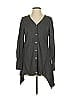 LOGO by Lori Goldstein Gray Cardigan Size XS - photo 1
