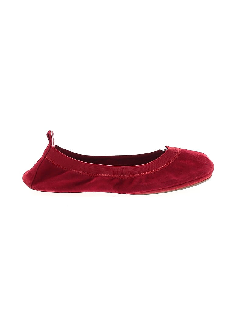 Yosi Samra 100% Leather Red Flats Size 5 - photo 1