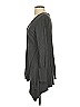 LOGO by Lori Goldstein Gray Cardigan Size XS - photo 5