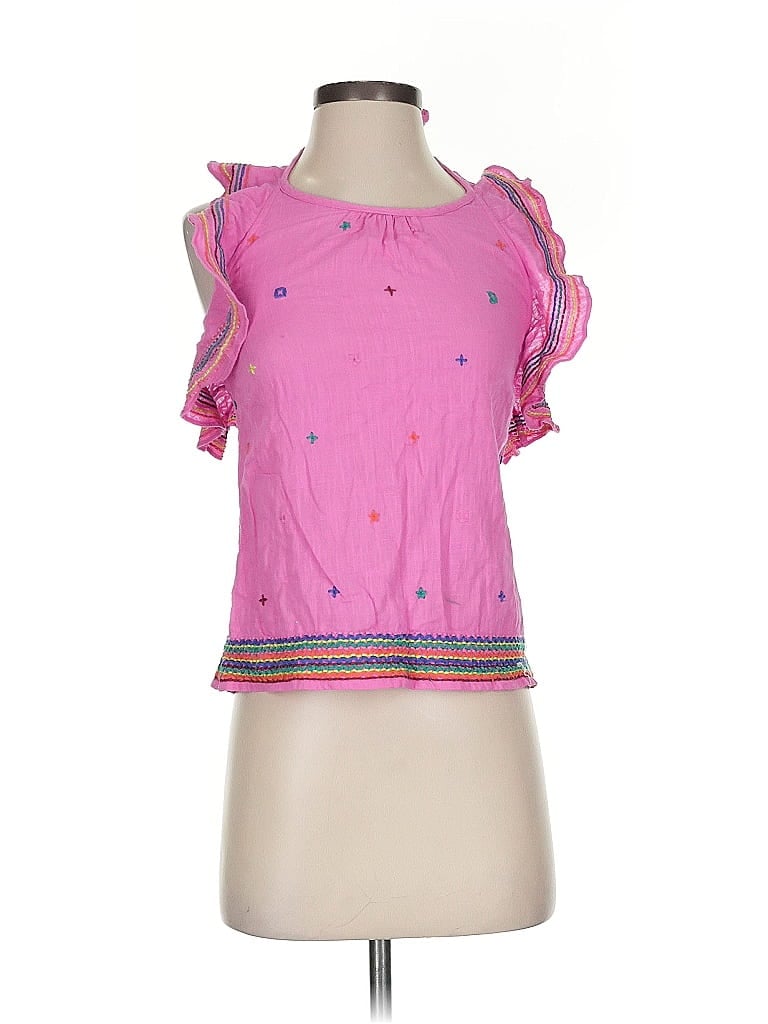Pre-owned Assorted Brands Sleeveless Blouse In Pink