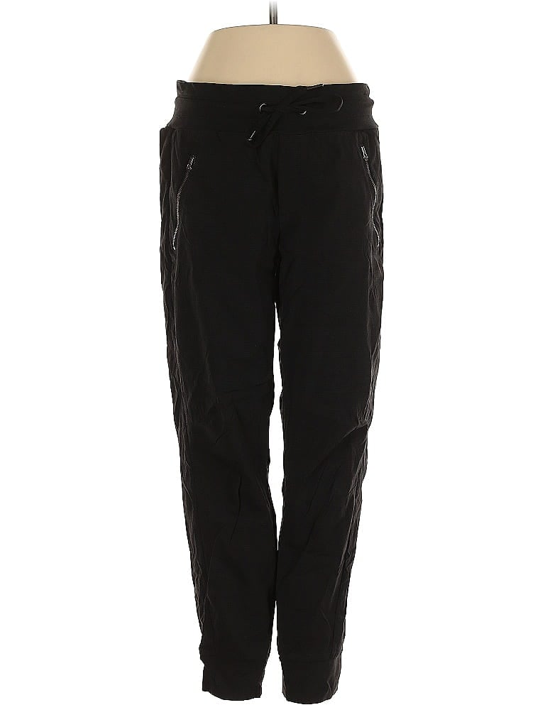 Pre-owned Athleta Track Pants In Black