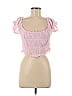 FP One 100% Cotton Pink Sleeveless Blouse Size L - photo 1