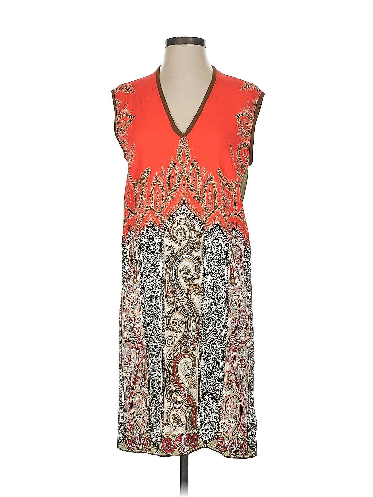 ETRO Paisley Orange Casual Dress Size EU (IT) 40 / US 4 - photo 1