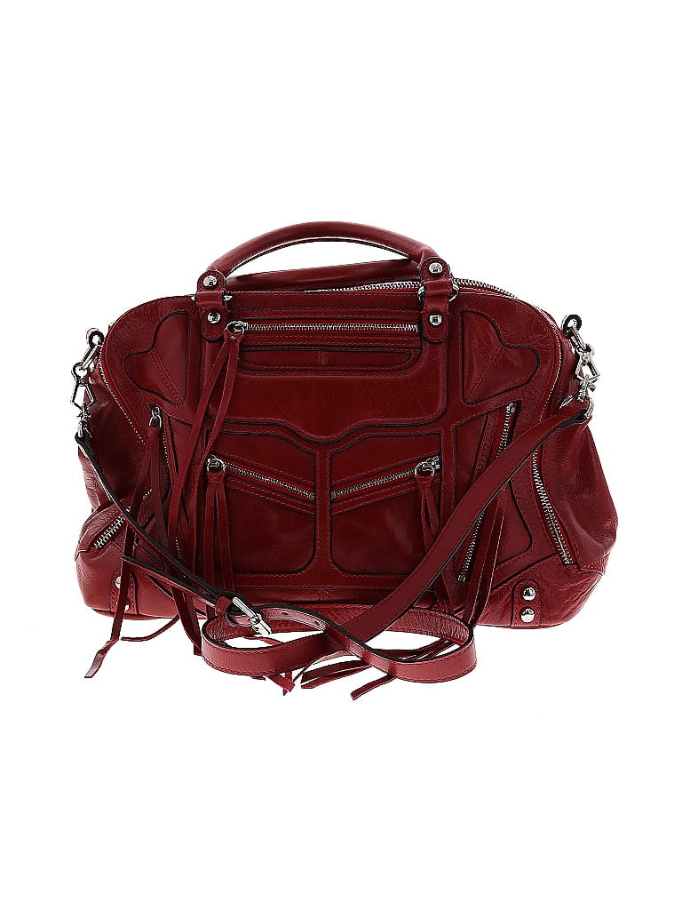 Rebecca Minkoff 100% Leather Burgundy Red Leather Satchel One size - photo 1
