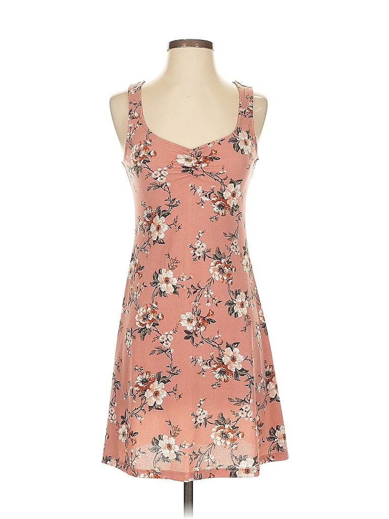 Wallflower Floral Pink Casual Dress Size S - photo 1