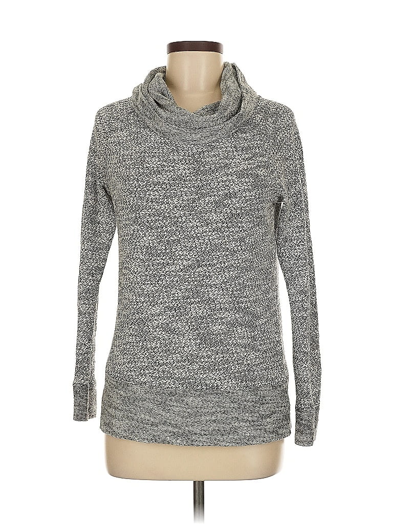 Lou & Grey for LOFT Gray Turtleneck Sweater Size M - photo 1