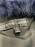 Adrienne Landau 100% Rabbit Fur Blue Rabbit Fur Coat Size S - photo 6