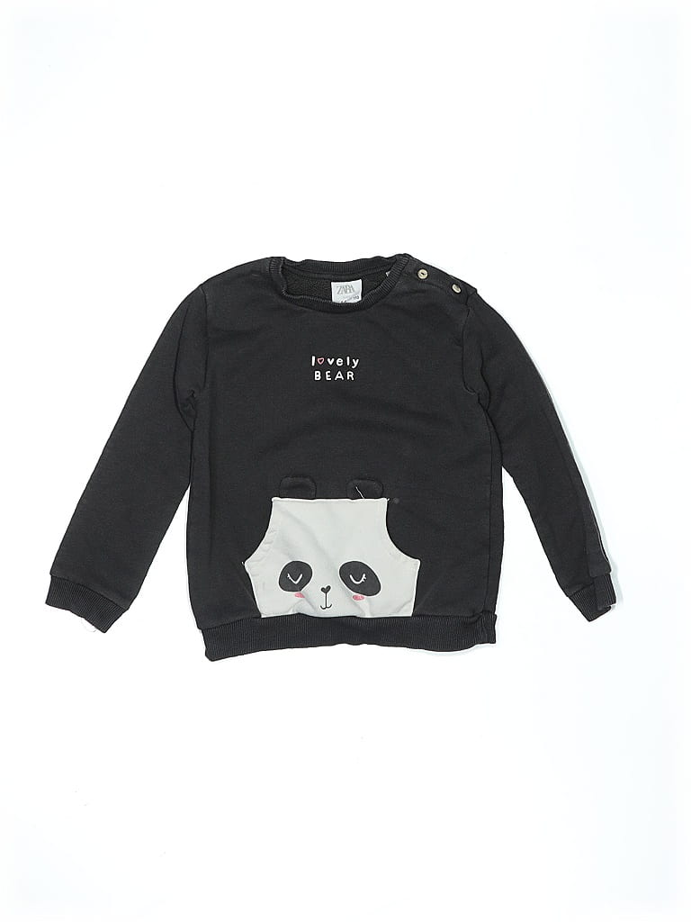 Zara Baby Black Sweatshirt Size 4T - photo 1