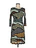 ETRO 100% Viscose Rayon Graphic Gray Casual Dress Size EU (IT) 42 / US 6 - photo 1