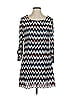Speechless 100% Polyester Chevron-herringbone Blue Casual Dress Size S - photo 1