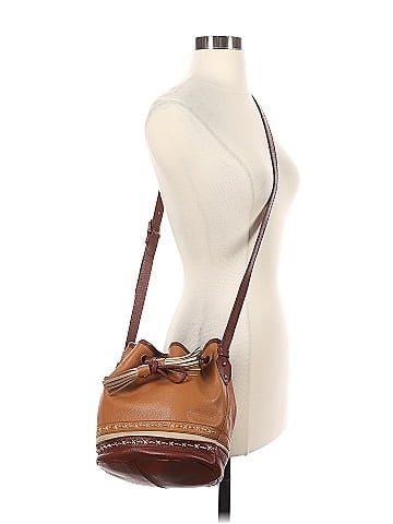 Isabella Fiore Leather Bucket Bag (view 2)