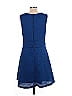 Max Studio Blue Casual Dress Size L - photo 2