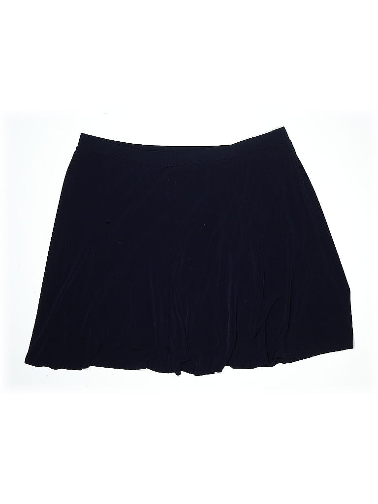 Susan Graver Solid Blue Skort Size 1X - photo 1