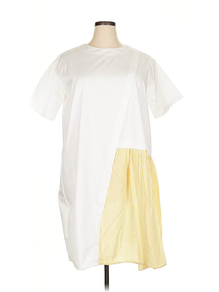 Pre-owned Assorted Brands Casual Dress In White