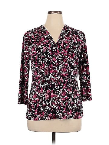 Liz & Co. 3/4 Sleeve Blouse (view 1)