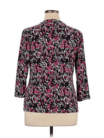 Liz & Co. 3/4 Sleeve Blouse (view 2)