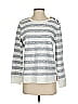 Talbots 100% Cotton Silver Pullover Sweater Size S - photo 1