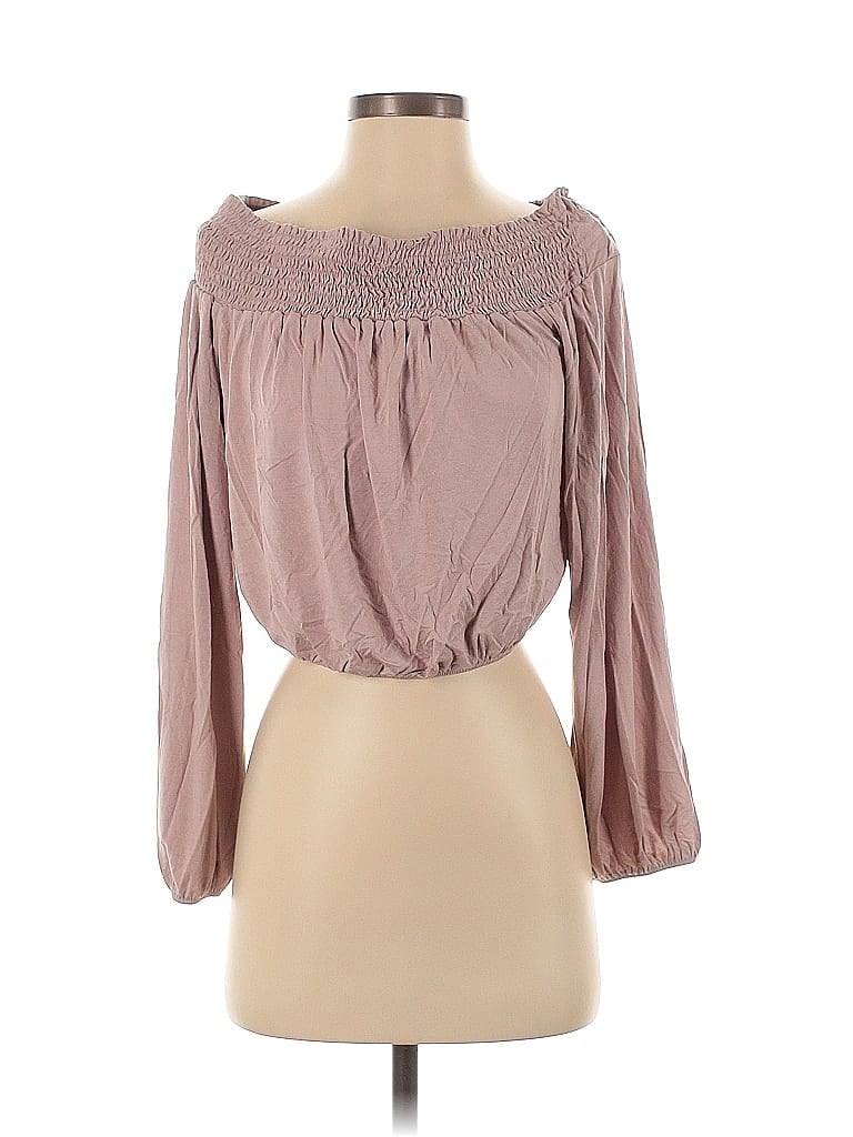 Soprano Pink 3/4 Sleeve Blouse Size L - photo 1