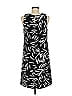 Kasper Graphic Black Casual Dress Size M - photo 2