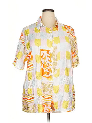 Prettygarden Short Sleeve Button-Down Shirt (view 1)