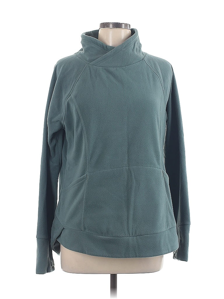 Xersion 100% Polyester Teal Sweatshirt Size M - photo 1